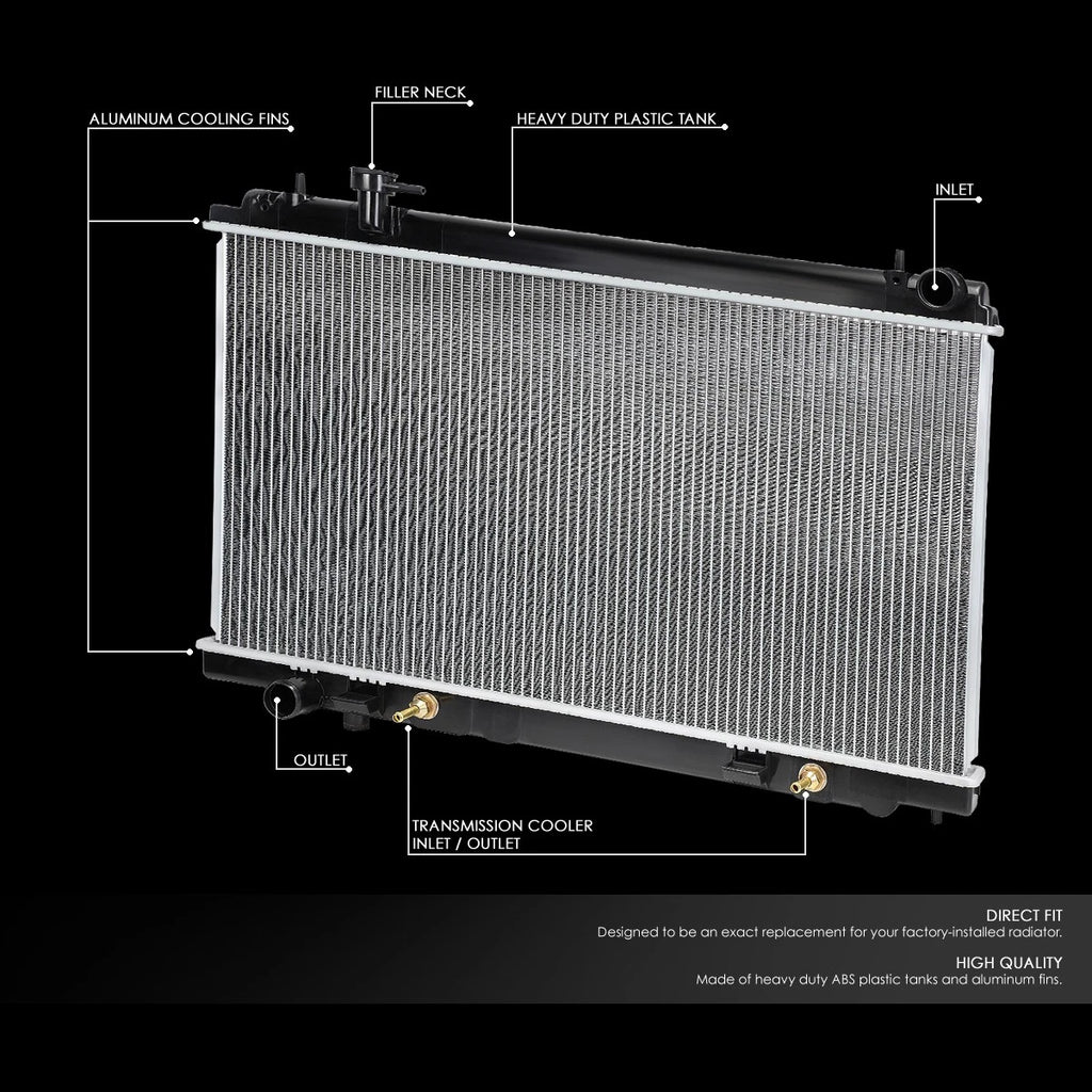 Full Aluminum Core Radiator for Nissan 350Z (2003–2006) DPI 2576