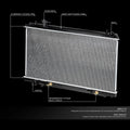Full Aluminum Core Radiator for Nissan 350Z (2003–2006) DPI 2576