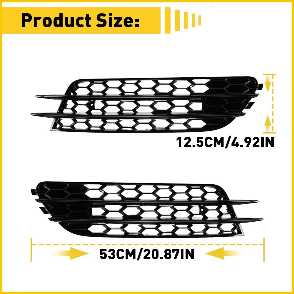 Honeycomb Fog Light Grille for Audi A6 C7 Sedan (2012–2015)