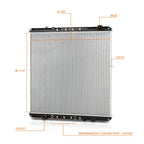 OE Style Aluminum 2-Row Radiator for Western Star 4900EX/4900FA/4900SA (2011–2012)
