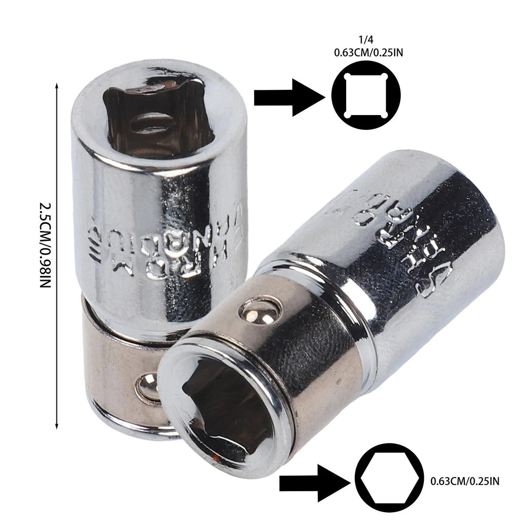 2X Hex Socket Adapter Bits for Power Tools