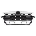 Front Bumper Grille for Honda Accord (2018–2019) Black with Chrome Molding