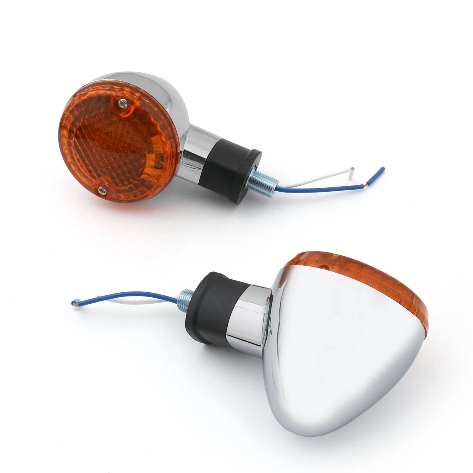 Turn Signal Bullet Lights for Kawasaki Vulcan 800, Yamaha Road Star (1996–2009)
