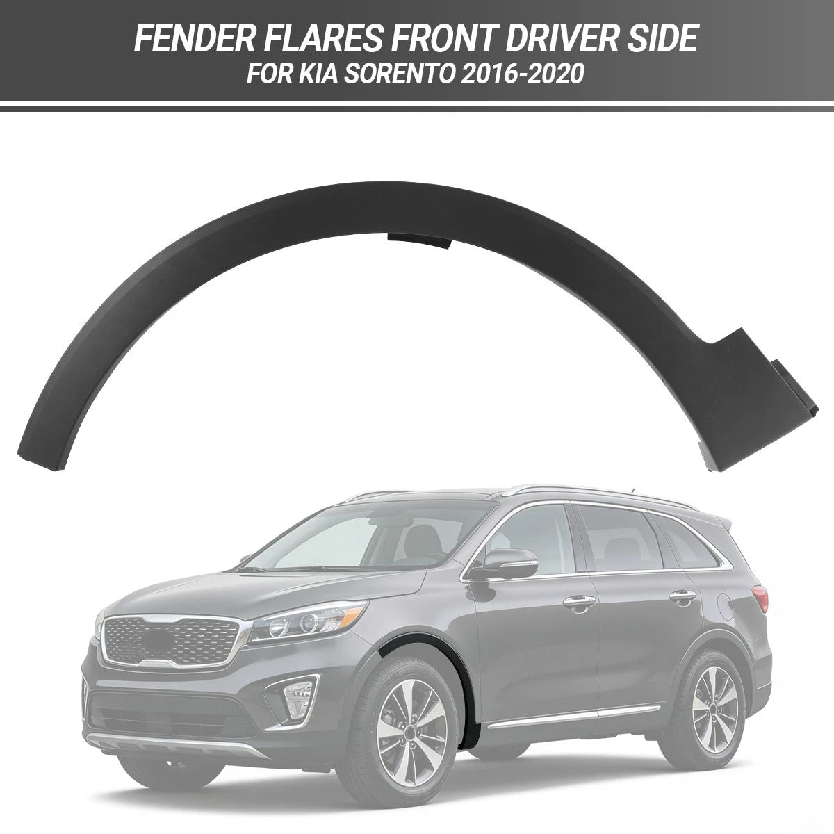 Fender Flares for Kia Sorento (2016–2020) Front Driver LH Side 87711C6100