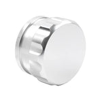 1.5" Silver Aluminum Weld-On Filler Neck w/ Cap for Fuel Tank