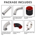 12PCS Intercooler Piping Kit for Universal Applications (3" Inch)