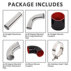 12PCS Intercooler Piping Kit for Universal Applications (3" Inch)