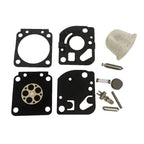 Set of 3 Carburetor Rebuild Kits for Zama C1U-W18 C1U-W18A C1U-W24