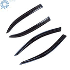 Set of 4 Window Visor Rain Guards for Toyota Corolla (2003-2008) Smoke