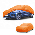 Waterproof Car Cover for Kia Niro (2017–2023) - Orange Cotton, Zipper