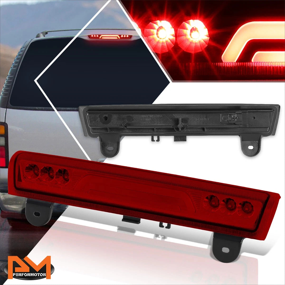 3D LED Bar Third Tail Brake Light for Suburban/Tahoe/Yukon XL (2000–2006)