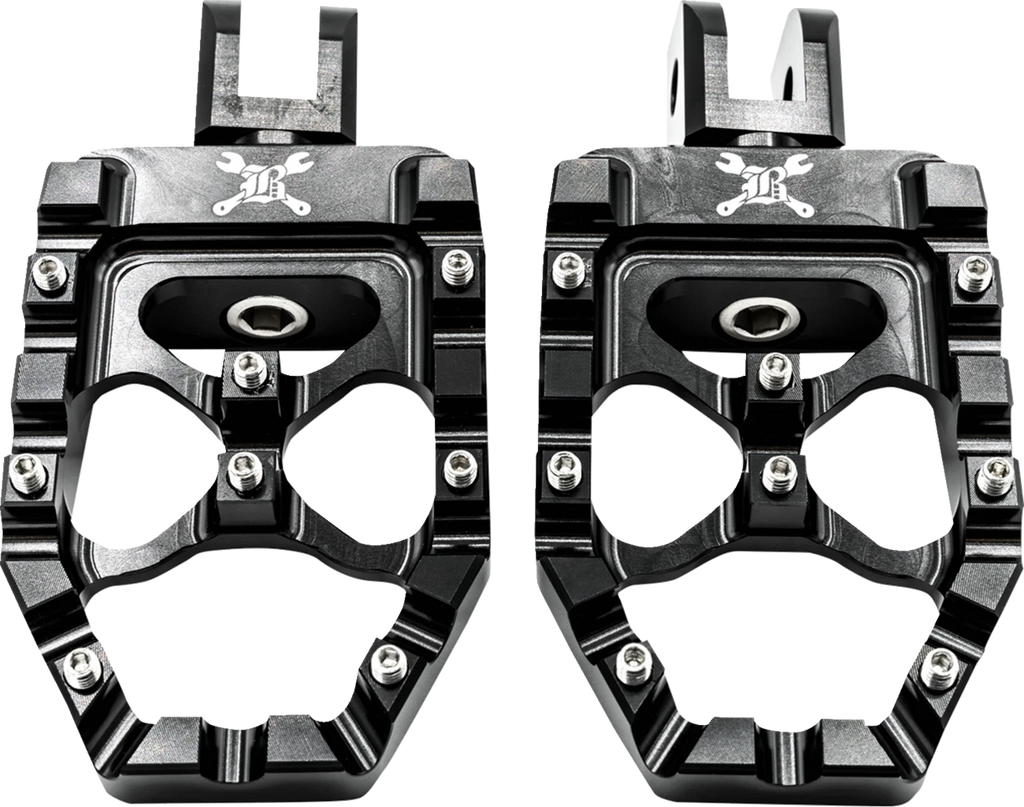Burly Brand MX Evolution Driver Pegs for Harley Softail (B13-1016B)