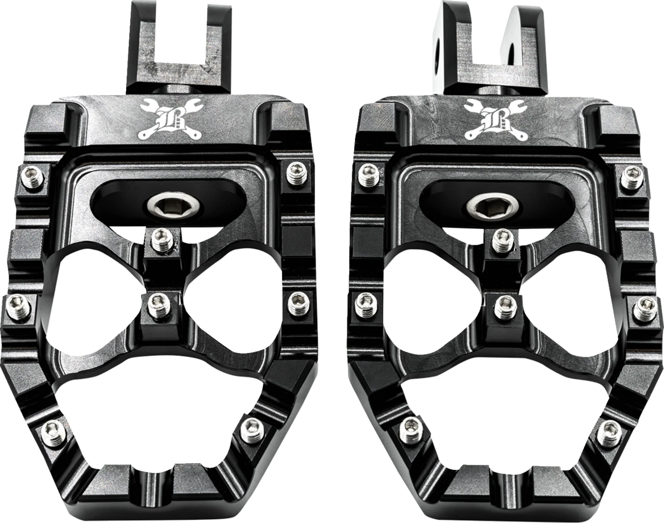 Burly Brand MX Evolution Driver Pegs for Harley Softail (B13-1016B)