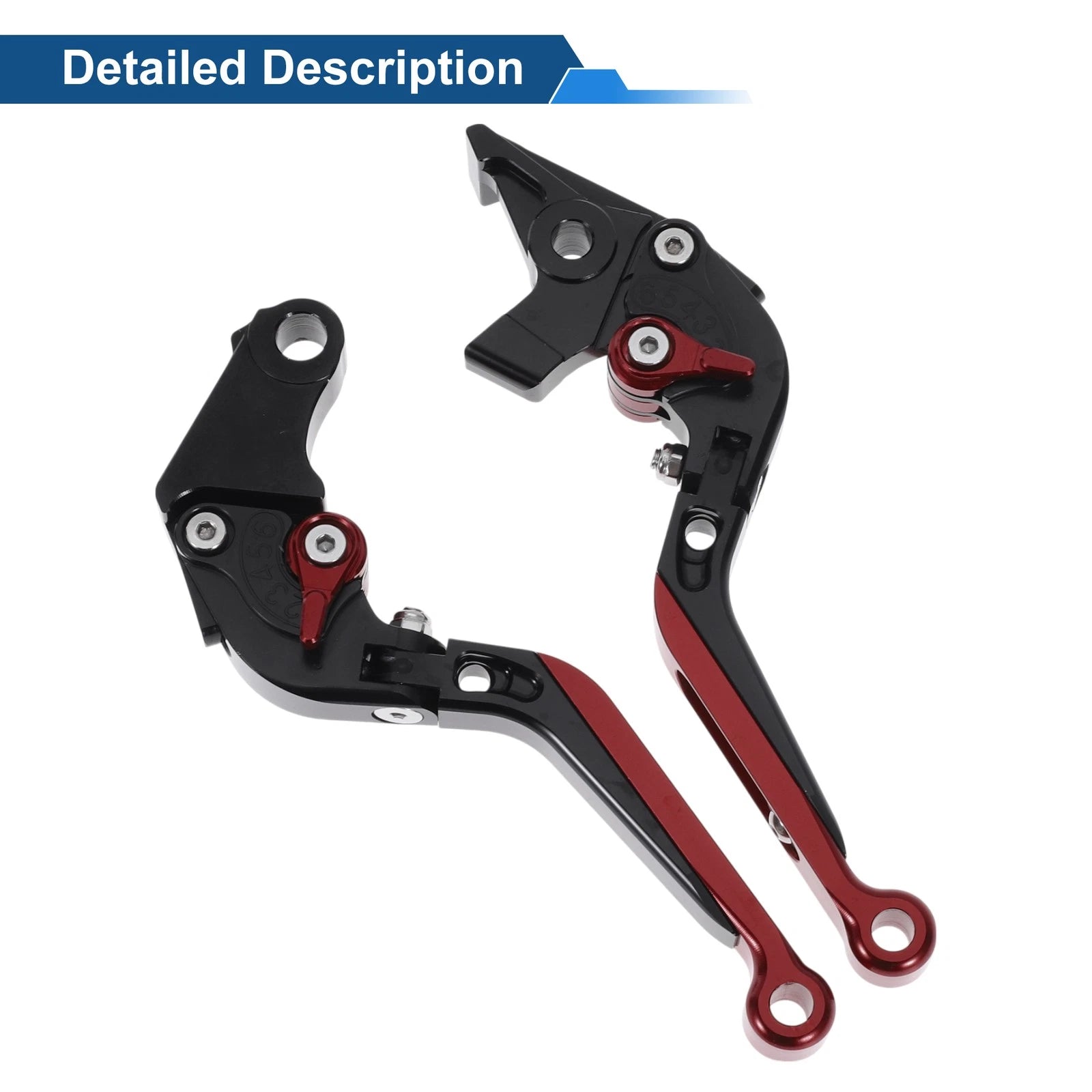 Adjustable Brake Clutch Levers for Honda X11 (1999–2002) Black Red