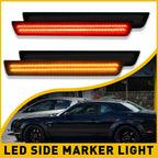 LED Side Marker Lights Kit for Dodge Challenger (2015–2021) Black