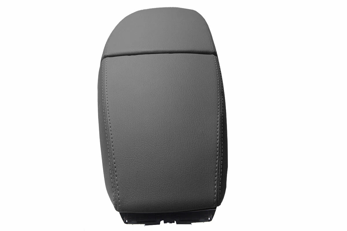Leather Console Lid Armrest Cover for BMW E63 E64 650 (2003–2010) Gray