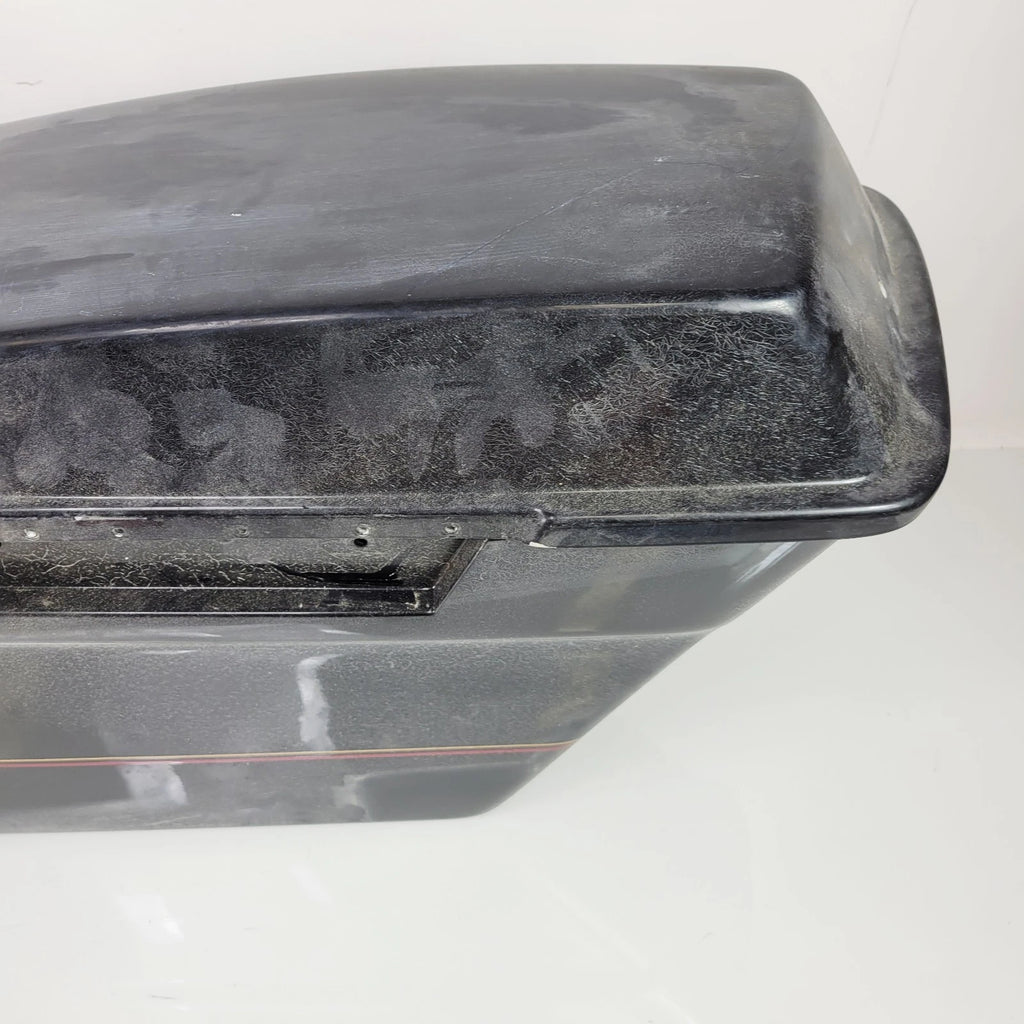 Right Fiberglass Bottom Saddlebag & Lid for Harley Touring (1993–2013)