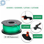 9 Pack Spool Line for Black & Decker String Trimmer (SF-080)