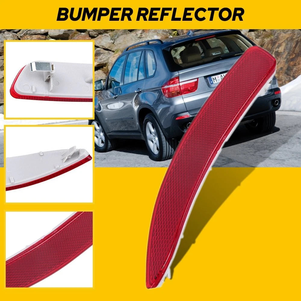 AUXITO Rear Bumper Reflector Light Case for BMW X5 E70 (2007–2013)