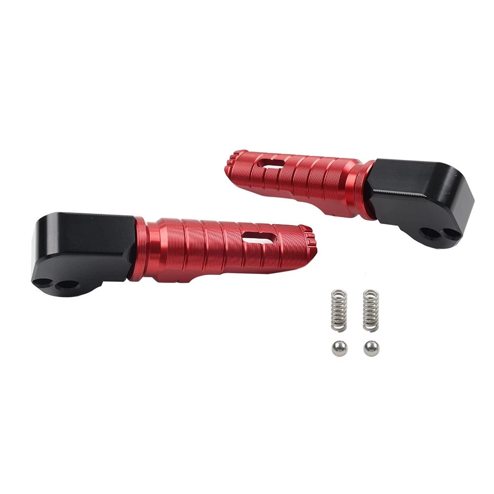 Rear Footrests Passenger Foot Pegs for Honda Forza 750 (2021–2023) Red