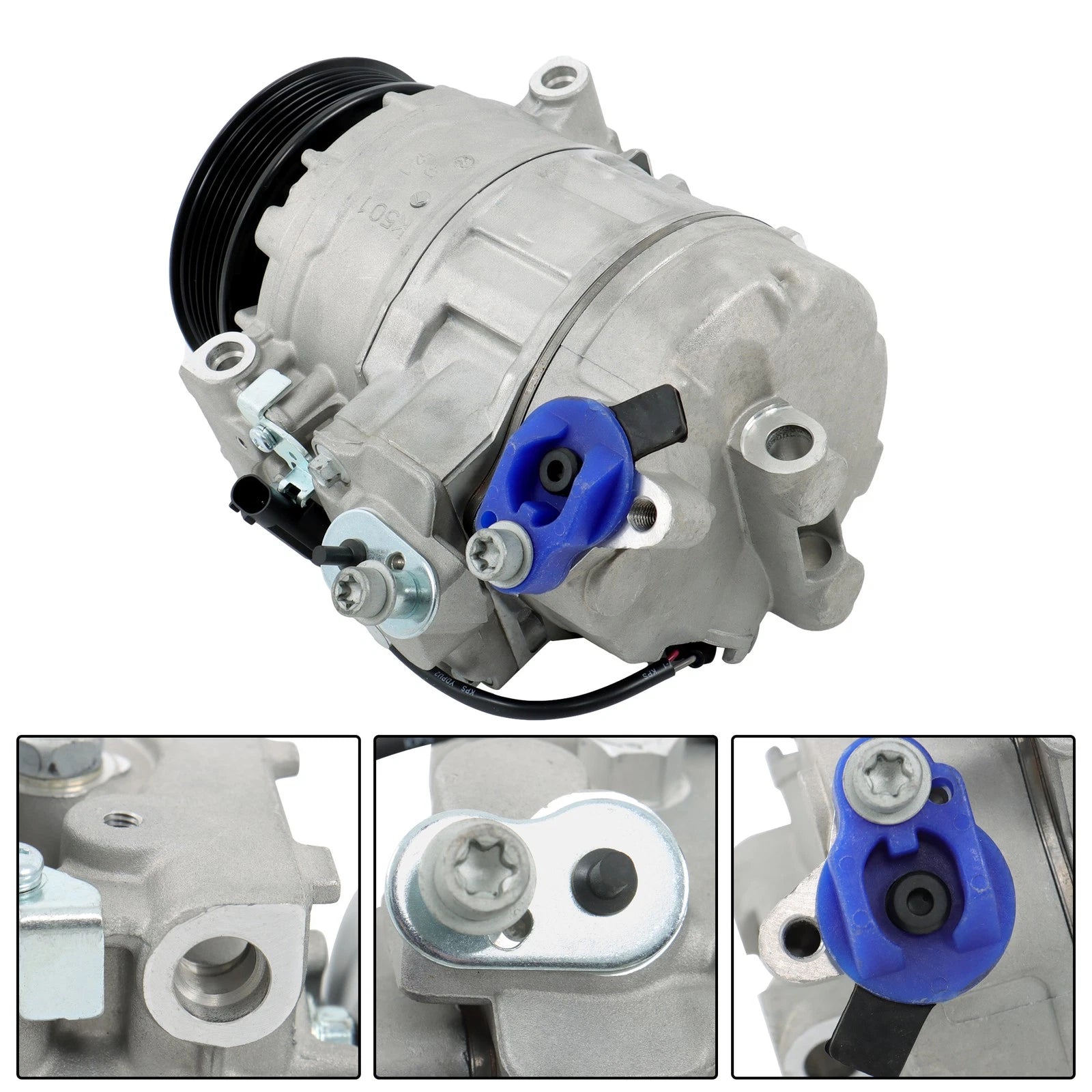 A/C Compressor with Clutch for BMW 325i 328i 330i 528i 525i 530i (2004–2013)