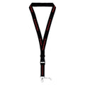 Licensed Keychain Lanyard for Ford Bronco Red Logo on Black (2021–2024)