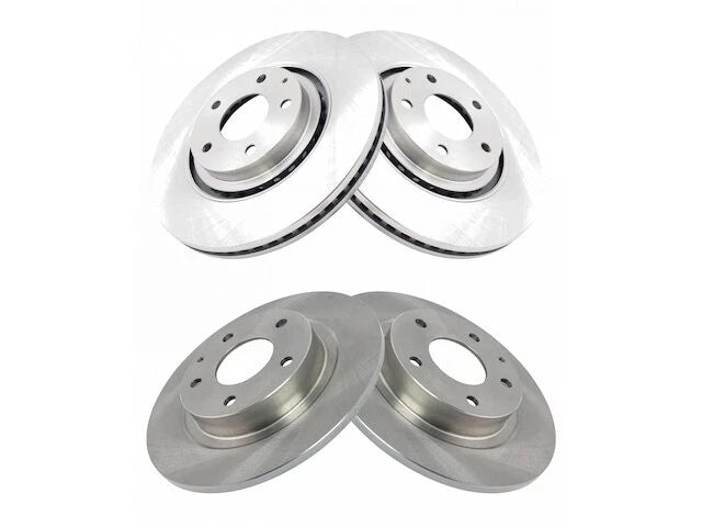 Set of 2 Front and Rear Brake Rotors for Mazda 6 (2019–2021) NQ848QK