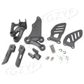 Alloy Rider Front Foot Pegs for Suzuki GSXR600 GSXR750 (2006-2010) Black