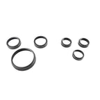 Stereo Tune Knob Headlight Switch Covers for Ford Bronco (2021-2022) Black
