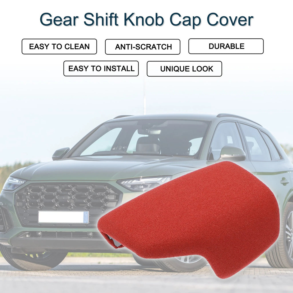 Gear Shift Knob Cap Cover for Audi A4 B9 A5 Q5 Q5L A6 Q7 S4 S5 (2016–2023)