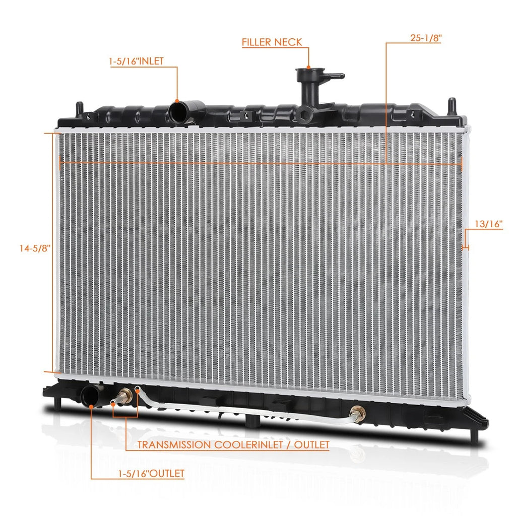 Aluminum Core Radiator for Kia Rio5 (2006–2011) DPI-2820