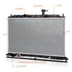 Aluminum Core Radiator for Kia Rio5 (2006–2011) DPI-2820