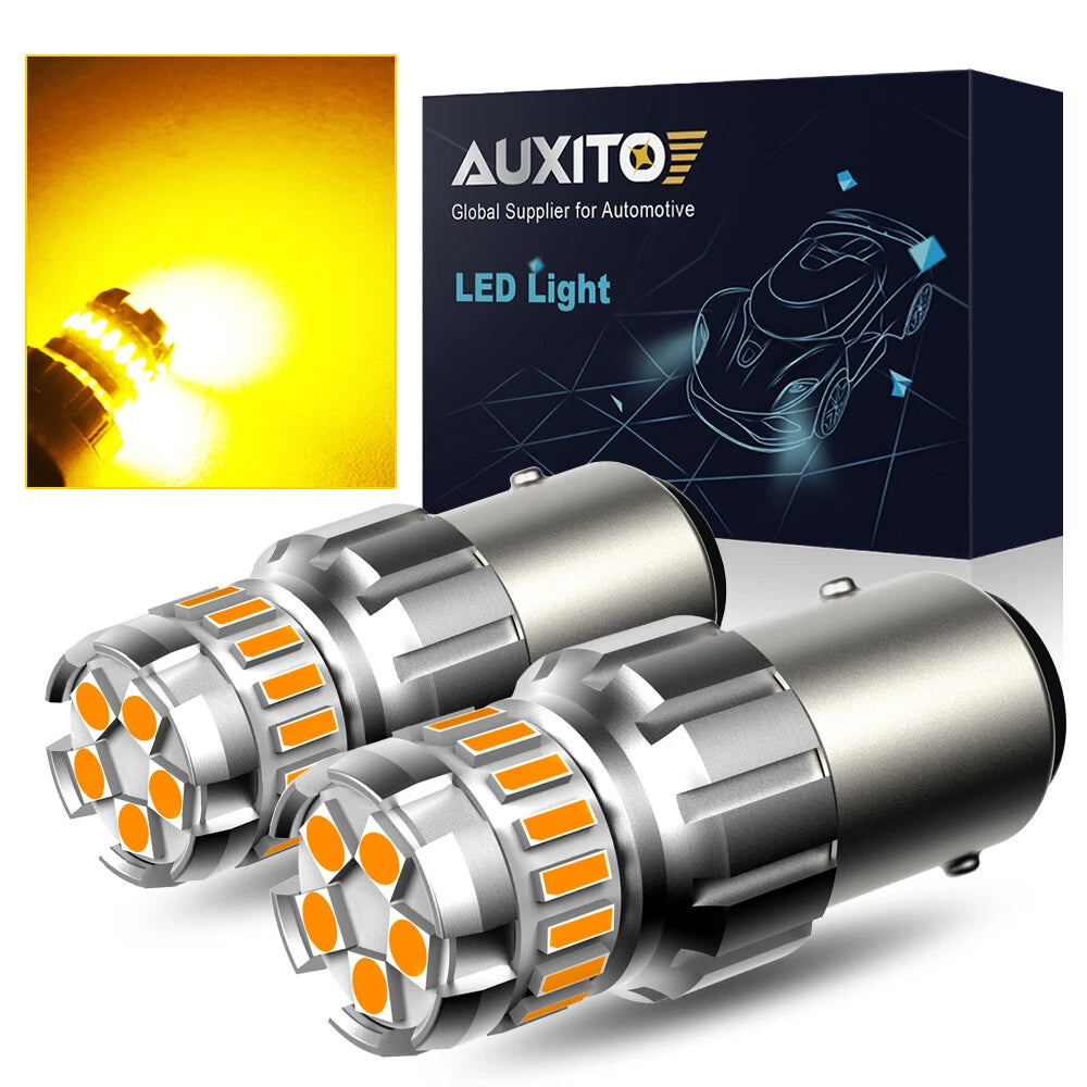 Set of 2 LED Turn Signal Light Bulbs for Make Model