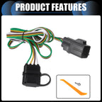 Set of 4-Pin Trailer Wiring Harness Kit for Buick Envision (2016–2023)