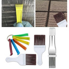 Air Conditioner Fin Comb Set for Universal Use (ABS Aluminum Stainless Steel)