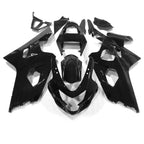 Painted Black ABS Bodywork w/ Tank Fairing Kit for Suzuki GSXR600/750 (2004–2005)