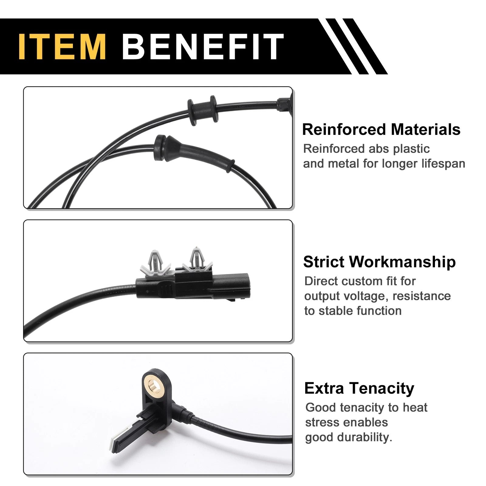 ABS Wheel Speed Sensor No. 479019FF1A for Nissan Titan (2012–2015) Rear Left