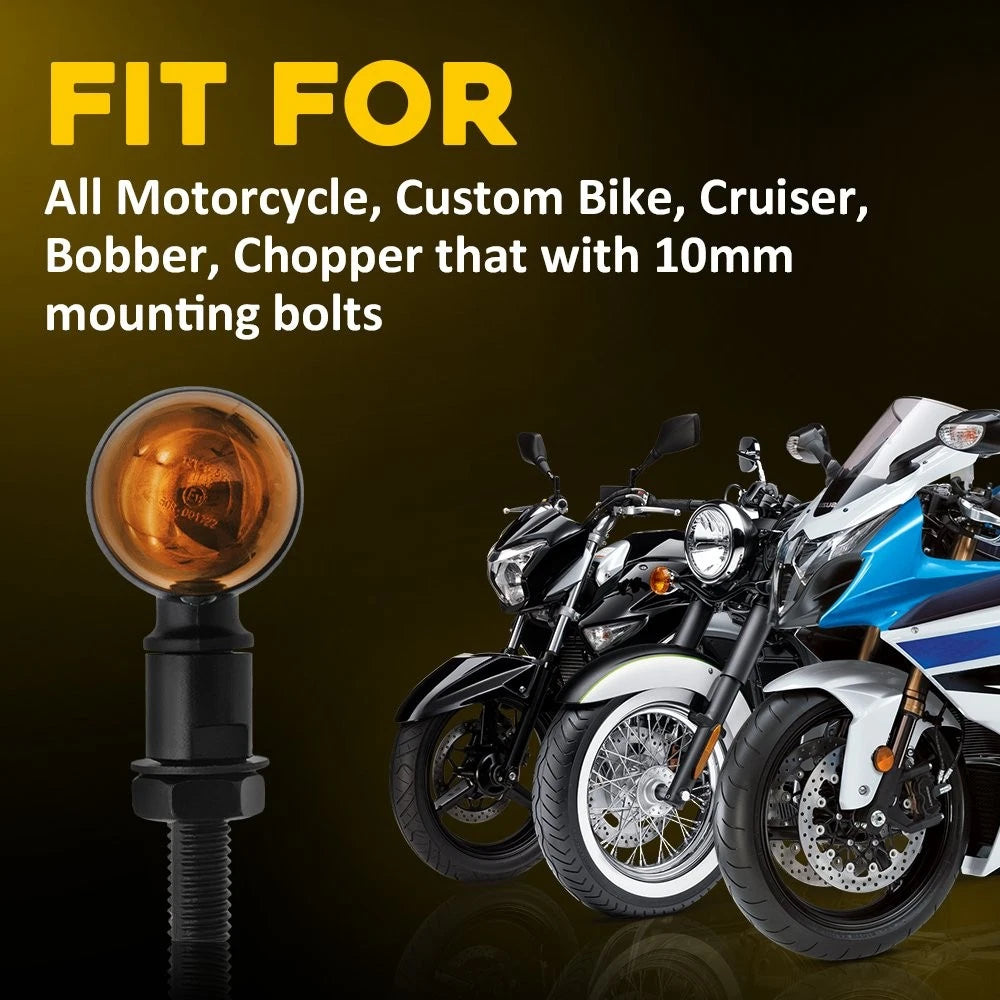 2X LED Turn Signals for Kawasaki ZX636 KLX250S KLR650