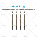 4X Glow Plug Kit for Mitsubishi Triton Challenger 4M41T 4D56T
