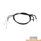 Black Throttle Cables for Kawasaki Vulcan 900 Classic/LT (2006-2018)