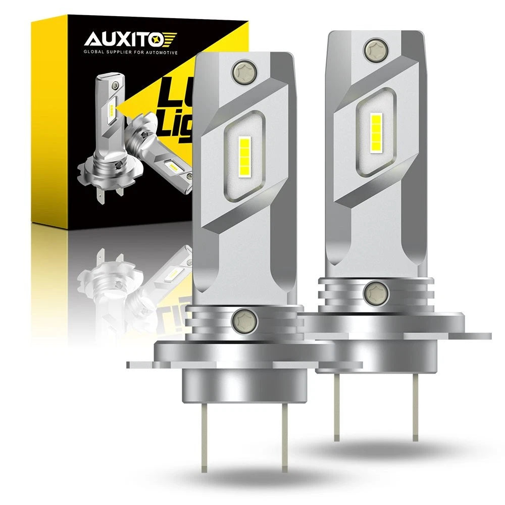 2X AUXITO H7 LED Headlight Kit Bulbs Super Bright White 6500K for