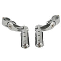 1 1/4" Highway Bar Short Angled Footpegs for Harley Electra Street Glide (2007-2023)