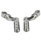 1 1/4" Highway Bar Short Angled Footpegs for Harley Electra Street Glide (2007-2023)
