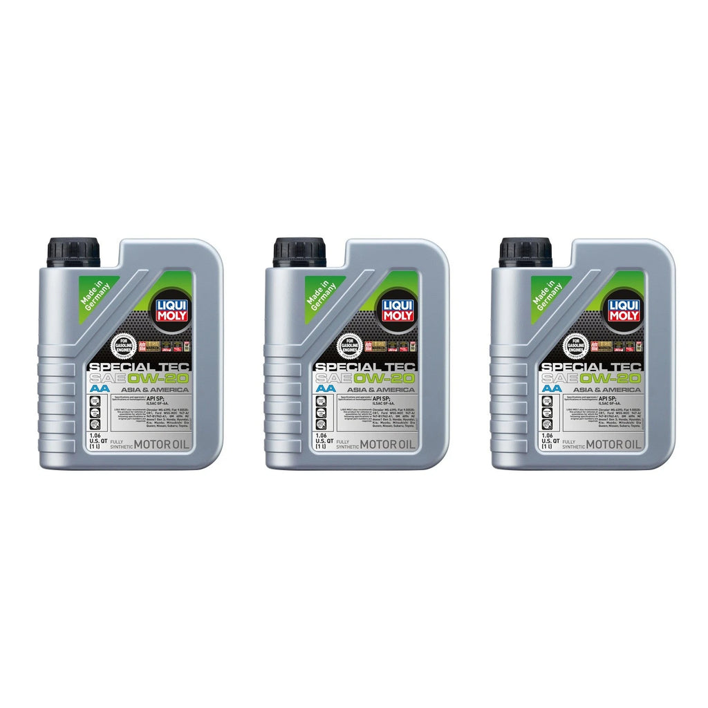 Set of 3 Liqui Moly Special Tec AA 0W-20 Engine Motor Oil (3L)