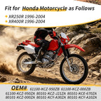 Set of 2 Red Plastic Fenders for Honda XR 250R XR 400R (1996–2004)