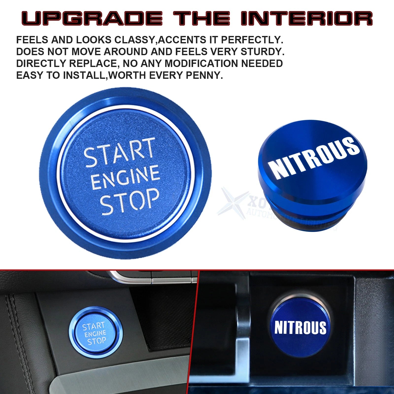 Nitrous Button Trim for Audi A4 (2009-2016)