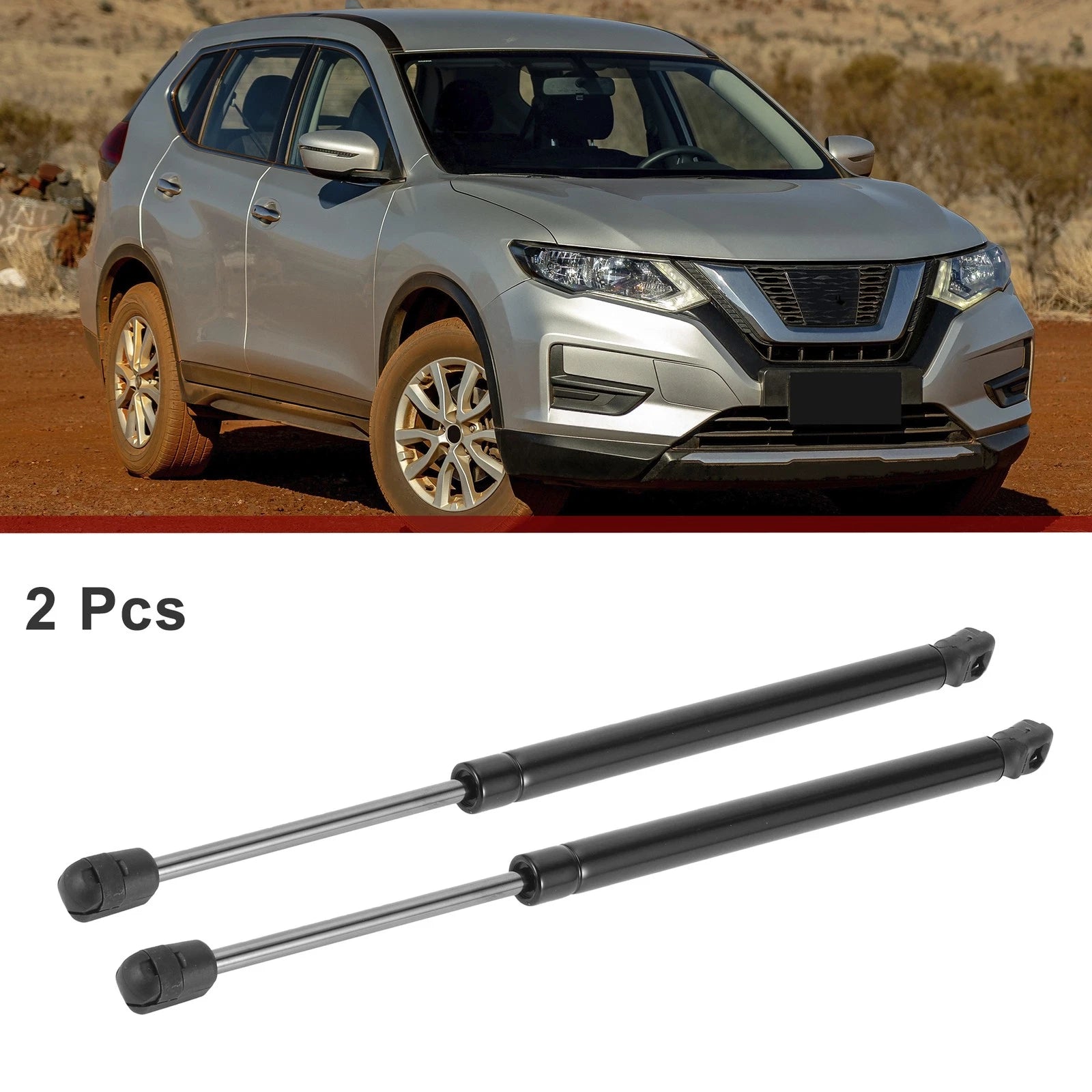 2X Front Hood Lift Supports Gas Strut for Nissan Murano (2009–2014)
