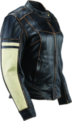 Kuryakyn River Road Vintage Leather Jacket for Women (Small)