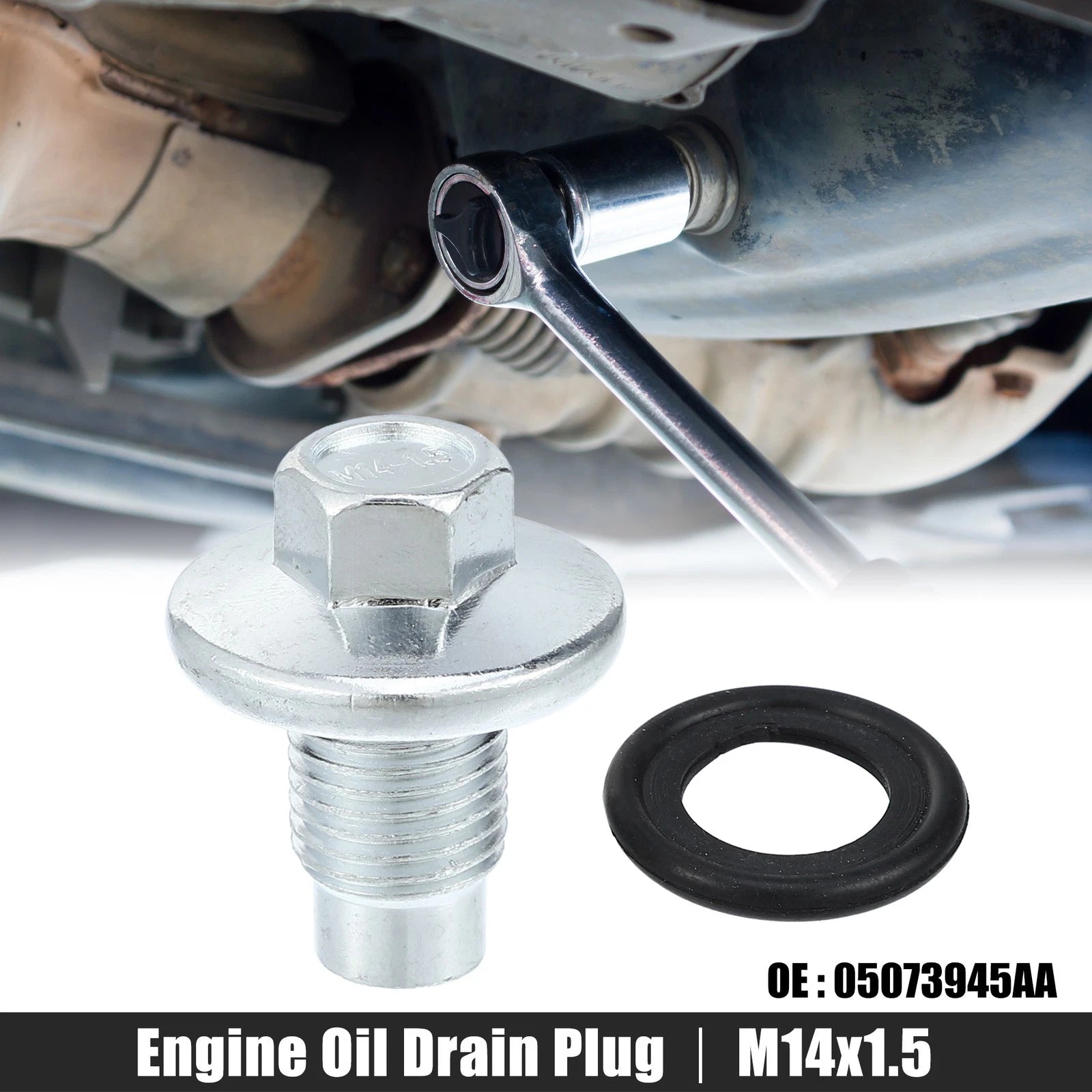 M14x1.5 Engine Oil Drain Plug Screw for Mercedes-Benz Dodge 