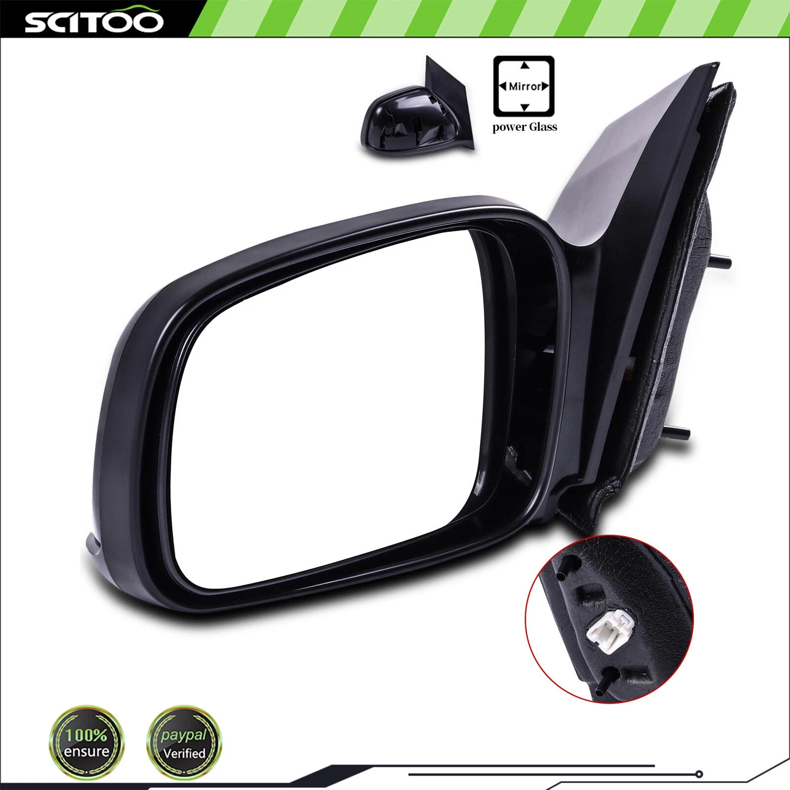 Power LH Driver Side View Mirror for Honda Civic 2 Door Coupe (2006–2011)